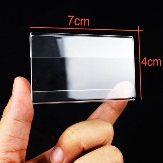 20 Pièces Supports D'Affichage Transparents, Mini Affichage Du Signe