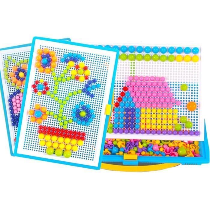 Jeu de Mosaïques Pegs 15mm - Couleurs Primaires Miniland