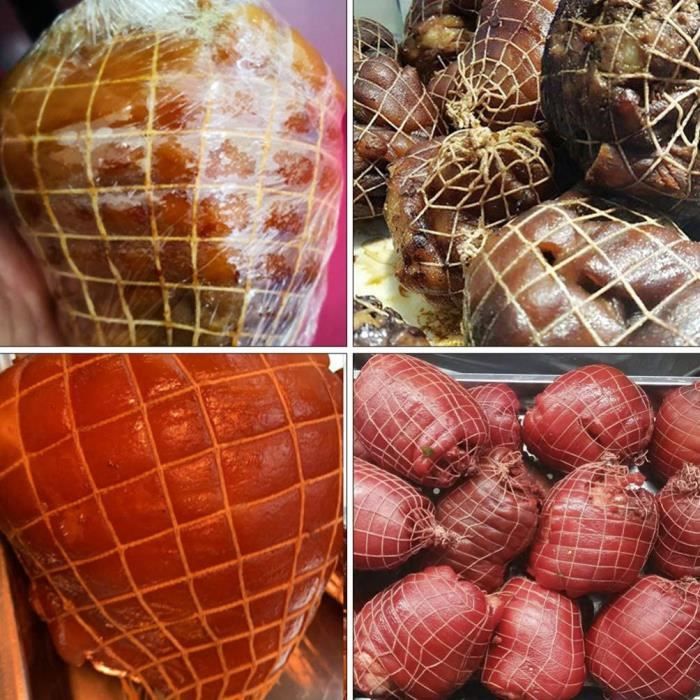 4 rouleaux filet de viande rouleau jambon chaussette coton filet viande boucher ficelle filet viande filet rouleau viande sau Cdiscount Maison