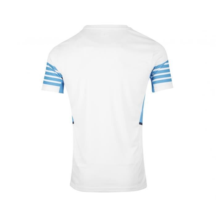 Maillot domicile enfant OM 2021 22 blanc bleu 9 10 ans Cdiscount Sport