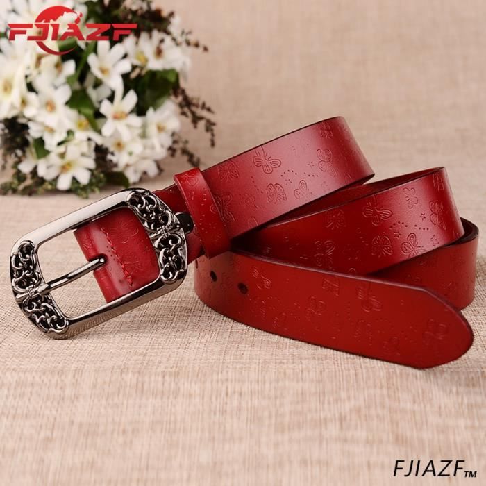 Ceinture de Luxe en Cuir pour Femme