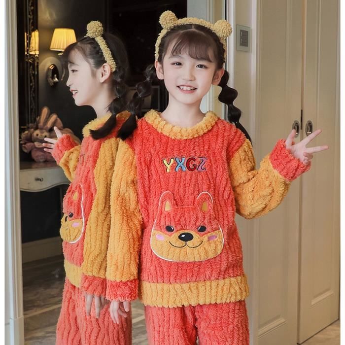 2 pièces pyjama polaire d'hiver pour enfants garçons et filles vêtements de  maison chauds de dessin animé jaune-Pikachu Jaune-pikachu - Cdiscount  Prêt-à-Porter