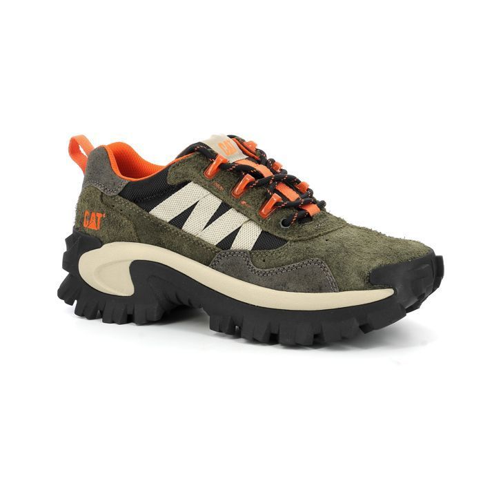 CATERPILLAR Baskets basses Intruder Beta vert Vert Cdiscount Chaussures