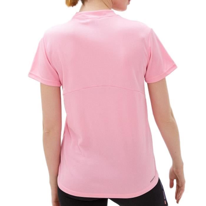 T shirt adidas femme top rose