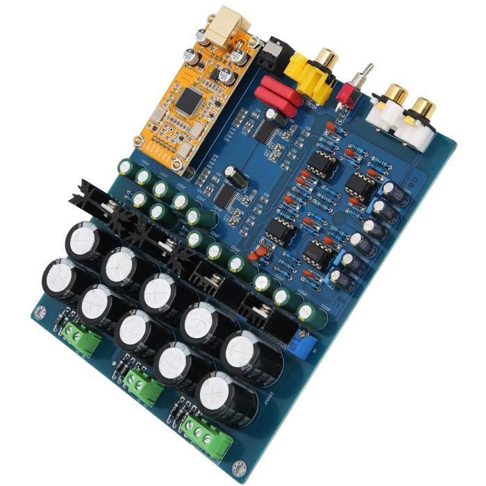 Qiilu carte décodeur DAC Carte décodeur pour Module de décodage DAC d ...