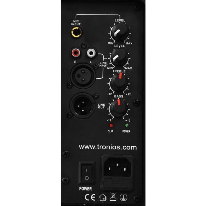 Skytec SP1500 Haut-Parleur 15 Pouces 600W - Remplacement Enceinte Pro Ou DIY, Son Puissant Et Fidèle