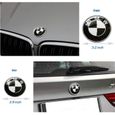 2 pièces emblème de capot BMW 82mm noir et blanc/emblème de coffre 74mm pour BMW, emblèmes Replaceme 6 7 8 série 325i 328i E Series -2