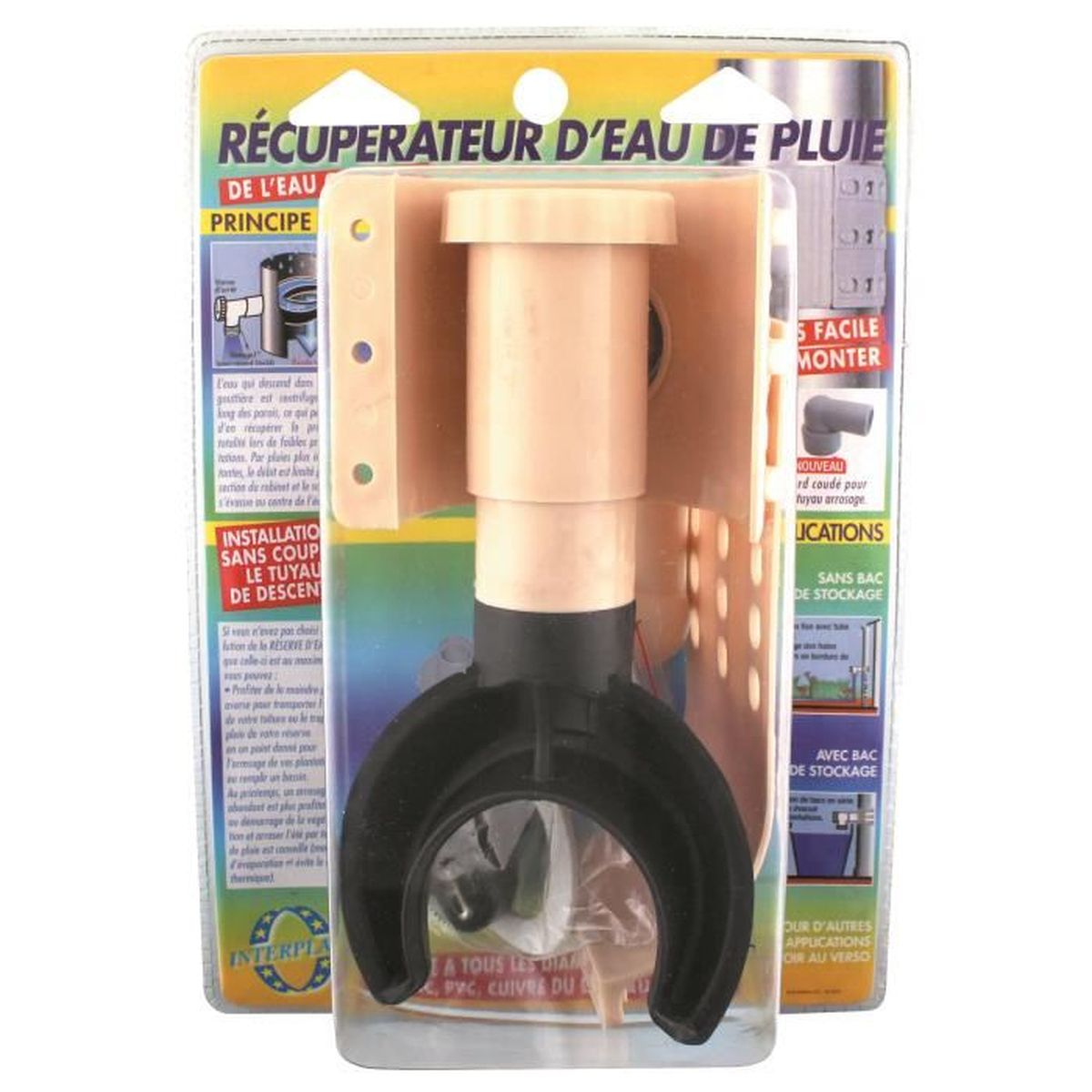 Récupérateur Deau Mural Garantia Slim Sable 300l