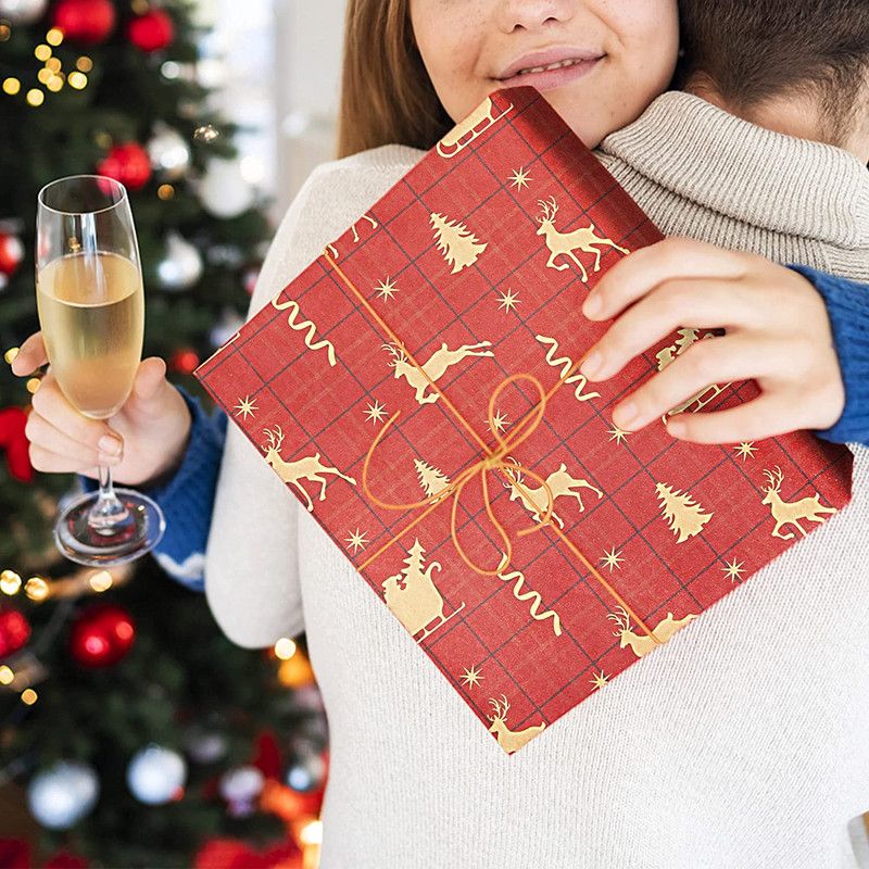 Lidl : papier cadeau Noël pas cher : 0.99 € le rouleau de 0.7 x 5 m