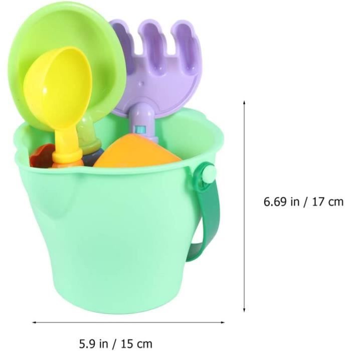 Super Mario Ensemble seau de sable 5 pièces, seau, passoire, pelle, râteau, arroseur 16 cm, diamètre : 17 cm, à partir de 10 mois Super Mario Ensemble seau de sable 5 pièces, seau, passoire, pelle, râteau, arroseur 16 cm, diamètre : 17 cm, à partir de 10 mois