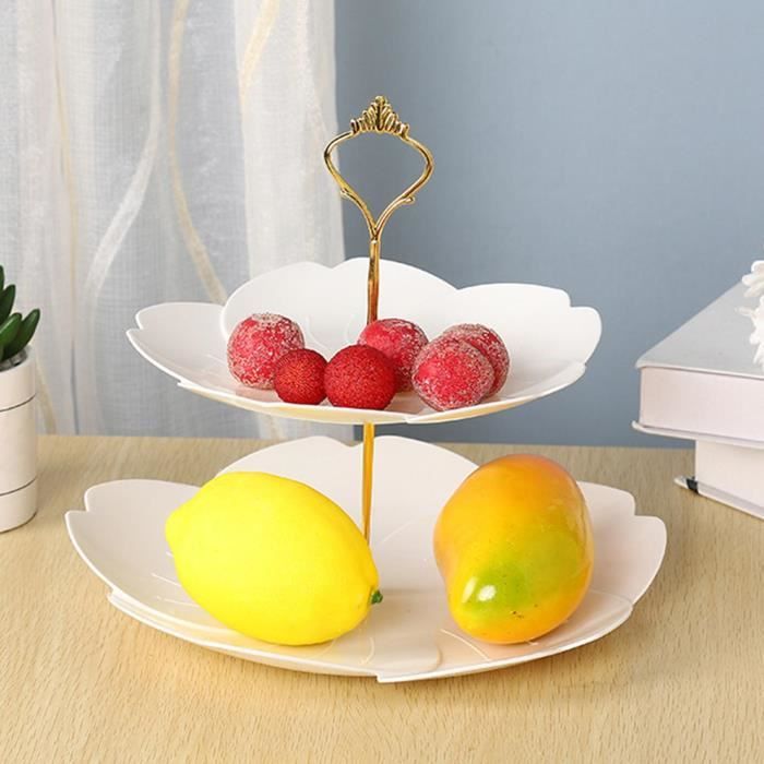 Présentoir à gâteau rectangulaire avec miroir - Support à gâteau - Plateau  à dessert - Plateau à fruits (couleur : 5 pièces par lot de 2) : :  Maison