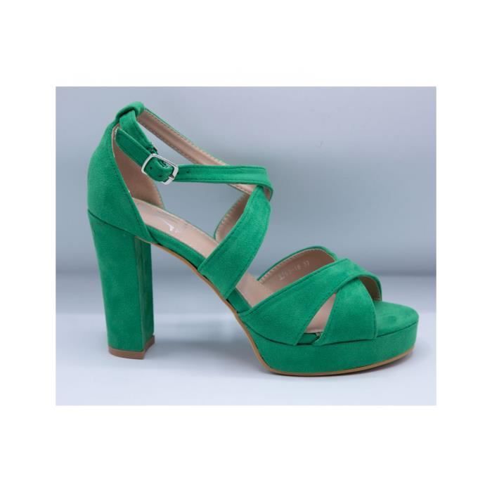 Sandales sales talons colorées