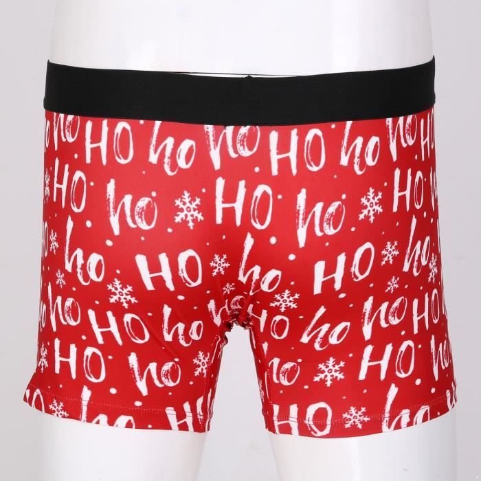Calecon Pere Noel Homme Drole Boxer Noel Homme Grande Taille