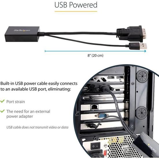 wufeng DP vers DVI Câble DisplayPort Converter DP DisplayPort mâle vers DVI Femelle convertisseur 1080P Cordon pour Moniteur projecteur Affiche 