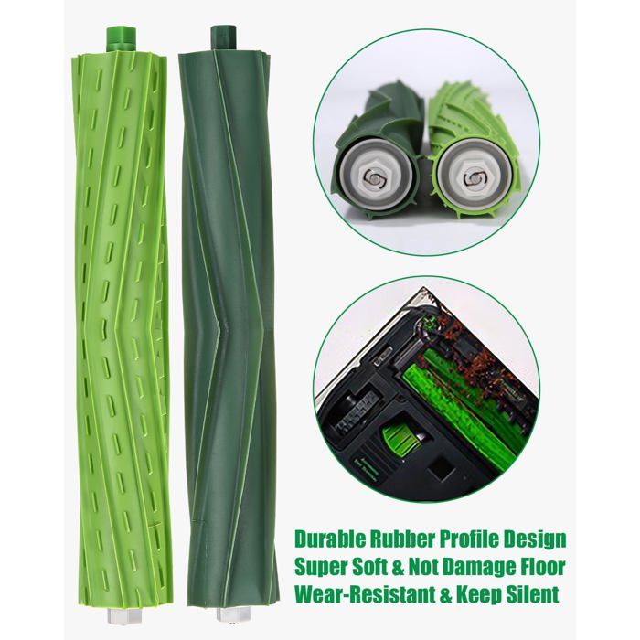 Kit Pièces Rechange IRobot Roomba I/e/j Série - Brosses, Filtres, Sacs - Compatible I3,i4,i7,i8,j7,E5,E6