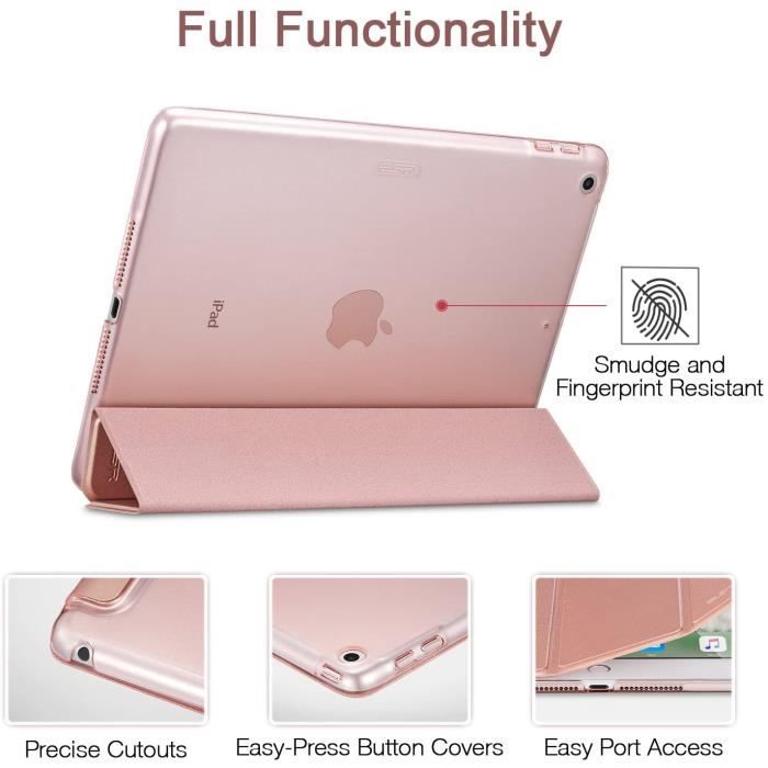 Housse Coque iPad Air 9.7- iPad Air 2 Etui de Tablette Protection Premium  PU Cuir Antichoc (9.7) -Bleu - Cdiscount Informatique