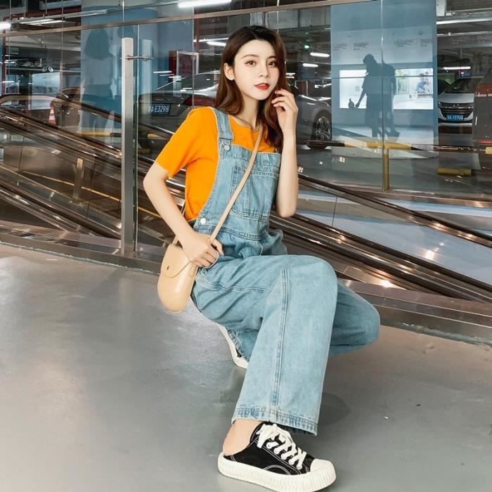 Salopette Femme Bigassets - Sans Manches - Coton - Style Décontracté