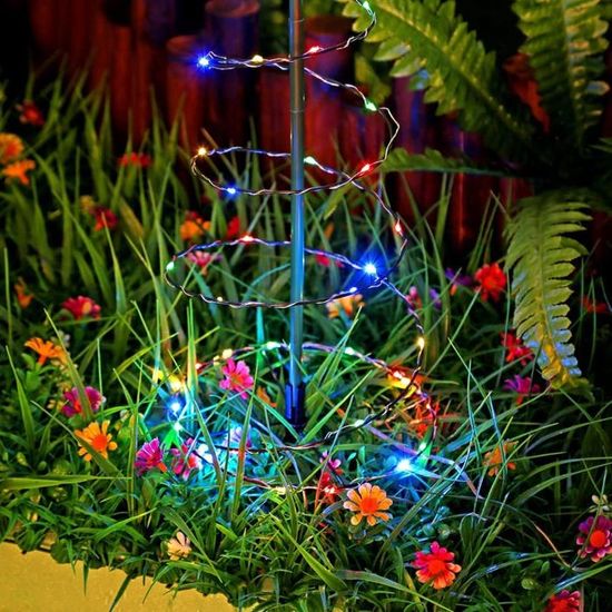 Guirlande Lumineuse En Spirale Pour Sapin De Noël - Étanche