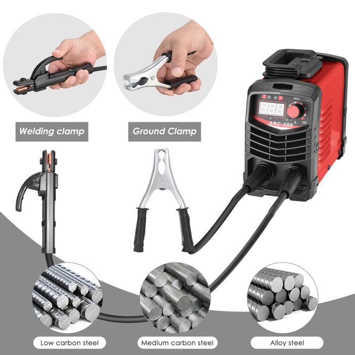 Soudeuse à Électrodes 200A Inverter ARC200K Vector Welding - Poste à Souder Débutant Pro