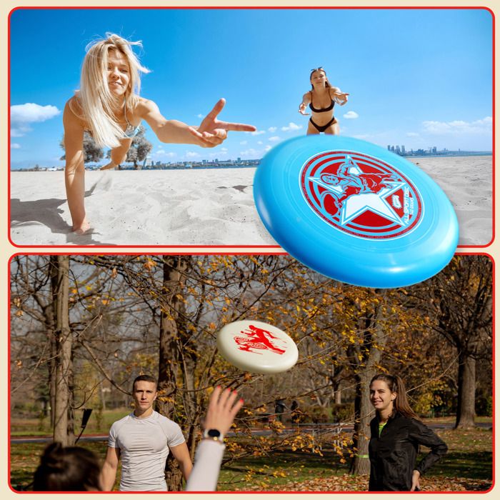 Disque Ultimate Frisbee Eurodisc – 175g, 10.8'', ABS, Jaune, Aérodynamique, Pour Joueurs Pro Et Occasionnels