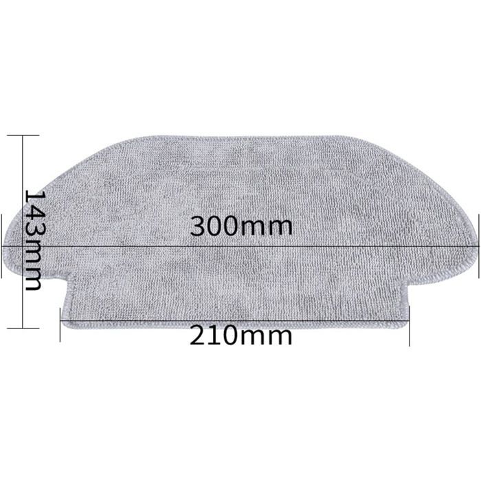 Tampon de Vadrouille Pleine Surface Chiffon Lavable pour Mi Robot