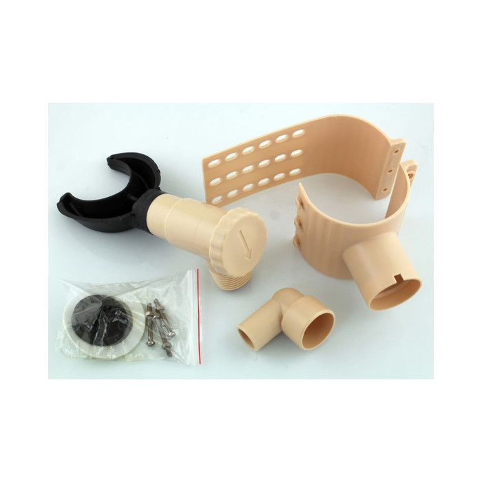 Récupérateur D'Eau De Pluie PVC Sable 75-100 Mm + Scie Cloche Offerte – Installation Facile Sans Démontage !