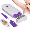 Kit professionnel d'épilation indolore Laser tactile épilateur USB Rechargeable femmes corps visage jambe Bikini rasoir à main-0