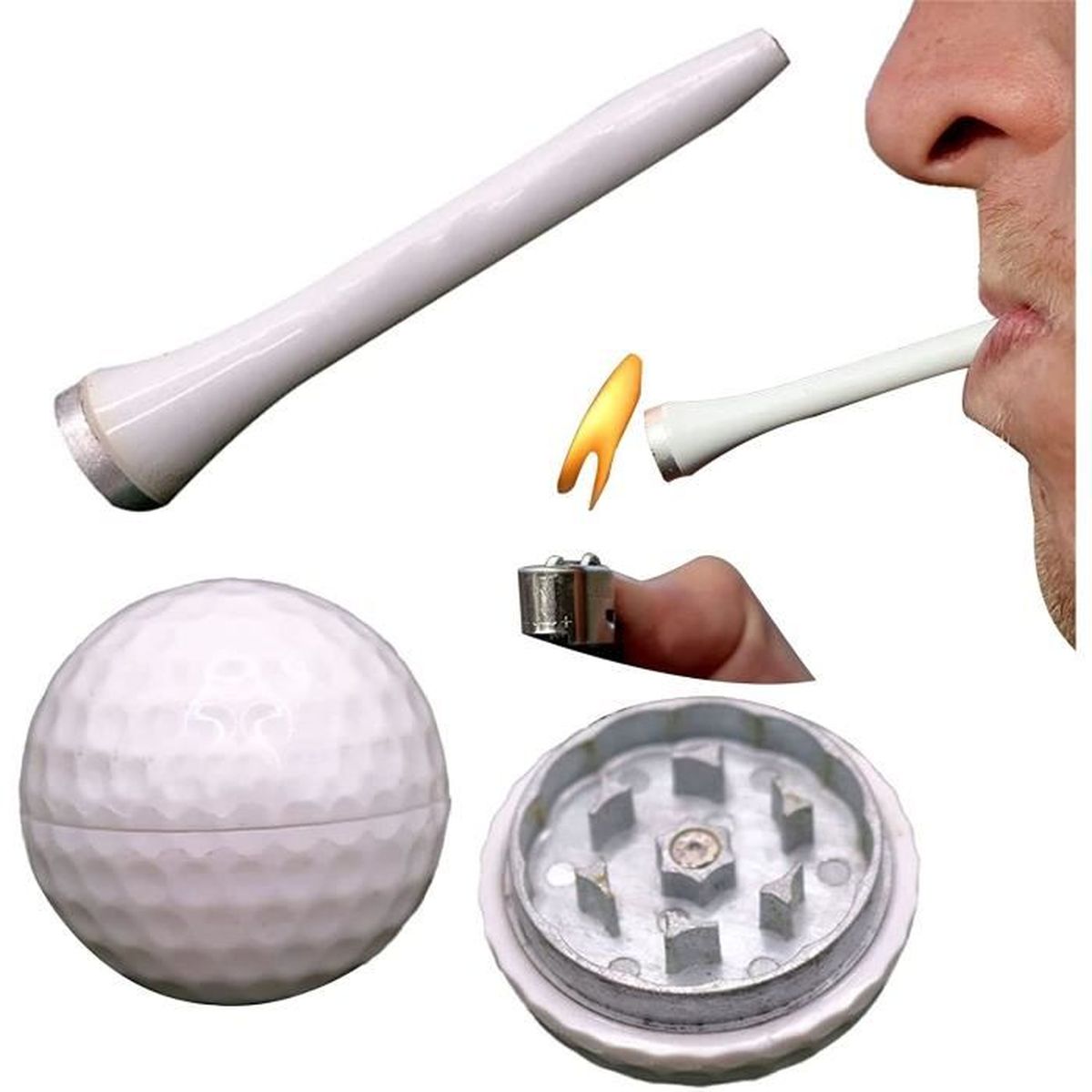 Golf/Vanilla Set, 3Pack Golf/Herb Set, 2022 Top Golf Ball Herb Grinder