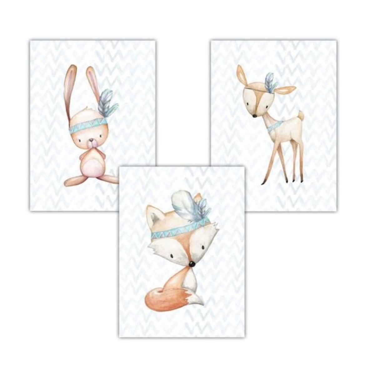 Lot de 6 Affiches Chambre D'enfant - Images Décoration Chambre Bébé Lot de 6 Affiches Chambre D'enfant - Images Décoration Chambre Bébé