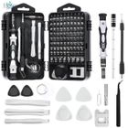 FOOTIER Mini Kit Tournevis de Precision,115 en 1 Portable Tournevis Precision Magnétique Outils de Réparation pour Réparer Macbook