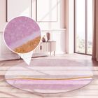 Tapis Moderne - YSINOBEAR - Intérieur - Rond - 120x120cm Tapis Rond Européen Salon Chambre