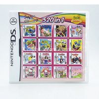 Cartouche de jeu 520 IN 1 multicartes pour Nintendo DS NDS NDSL NDSi 3DS 2DS XL
