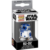 Porte-clés Pocket Pop Star Wars R2-D2 - Funko - Blanc, Bleu - Intérieur