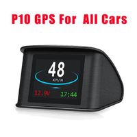 GPS P10 POUR TOUTES LES VOITURES - Compteur de vitesse Gps avec affichage tête haute universel, Avec alarme d