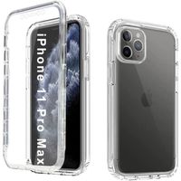 Coque iPhone 11 Pro Max 6.5" Antichoc et AntiRayures de Protection intégrale en Silicone TPU Transparente à 360 degrés Pro U1