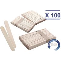  MFB Provence® - boîte de 100 spatules corps jetables en bois 