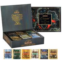 BASILUR Oriental Gift Collection - Mélange de thés noirs et verts de Ceylan en sachets 60 x 1,5g
