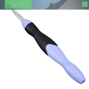 Crochet à Tricoter LED Rechargeable - 9 Embouts Interchangeables (2,5 à 6,5 Mm) - Poignée Lumineuse Avec 2 Intensités - Pour Tricot, Crochet En Faible Lumière