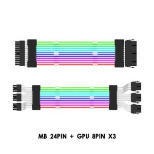 Nappe alimentation CM RGB - Strimer plus 24 pins - Connectique PC