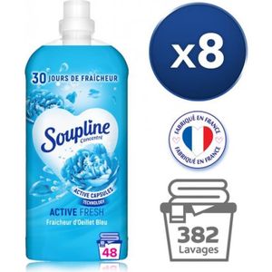 Assouplissant Soupline hypoallergénique - 29 lavages - Bidon de 1,9 L sur