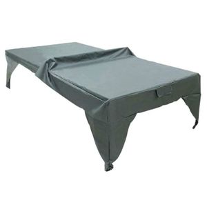 TABLE TENNIS DE TABLE Housse de Table de Ping-Pong d'intérieur et d'extérieur,imperméable,protection de stockage,anti-poussière,étui de - Gris clair