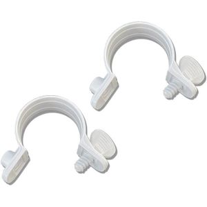 Lot De 3 Colliers De Serrage Pour Tuyau Isolant Truma 65 Mm - Plastique PP Gris - Pour Tubes De 65 Mm