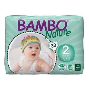COUCHE Couches - Bambo Nature - Taille 2 - Petit format -