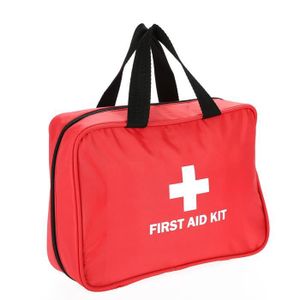 TROUSSE DE SECOURS Sac médical d'urgence compact, sac de sauvetage rouge, sac de rangement de médicaments pour le voyage pour la maison de bureau de