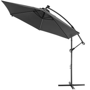 Parasol Déporté En Aluminium Avec Toile En Polyester 250 G