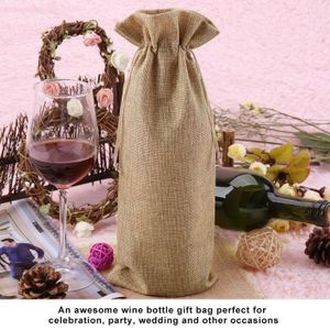 SAC POUR CUBI DE VIN Hililand sac de décoration de vin 12pcs sac à vin 
