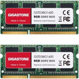 DDR4 RAM Gigastone RAM pour Ordinateur Portable RAM 16Go (2x8Go) DDR4 16Go  DDR4-2666MHz PC4-21300 Unbuffered Non-ECC 1.2V CL1 - Cdiscount Informatique