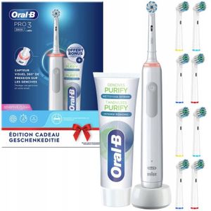 BROSSE A DENTS ÉLEC Oral-B Pro3 3800 Gift Edition Brosse à dents élect