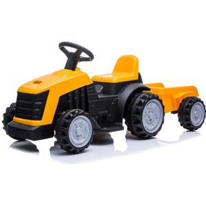TRACTEUR - CHANTIER Tracteur électrique avec remorque 22W pour Enfant 