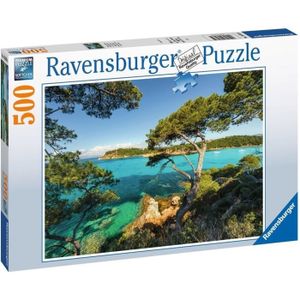 PUZZLE Puzzle 500 pièces - Vue sur la mer - Ravensburger 